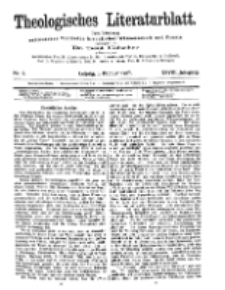 Theologisches Literaturblatt, 1. Februar 1907, Nr 5.