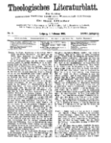 Theologisches Literaturblatt, 8. Februar 1907, Nr 6.