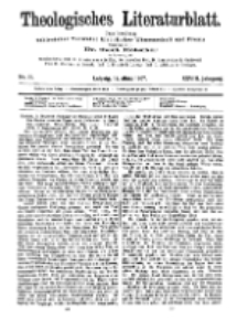 Theologisches Literaturblatt, 15. März 1907, Nr 11.