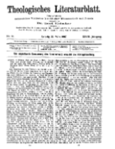 Theologisches Literaturblatt, 22. März 1907, Nr 12.