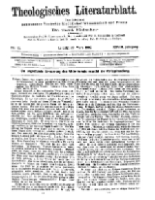 Theologisches Literaturblatt, 29. März 1907, Nr 13.