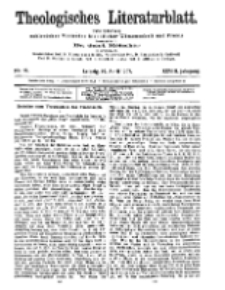 Theologisches Literaturblatt, 19. April 1907, Nr 16.