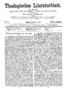 Theologisches Literaturblatt, 26. April 1907, Nr 17.