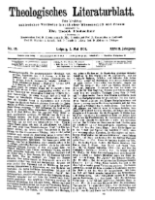 Theologisches Literaturblatt, 3. Mai 1907, Nr 18.