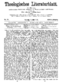 Theologisches Literaturblatt, 17. Mai 1907, Nr 20.