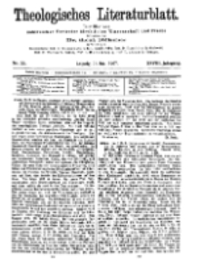 Theologisches Literaturblatt, 31. Mai 1907, Nr 22.