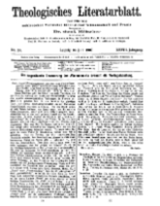 Theologisches Literaturblatt, 14. Juni 1907, Nr 24.