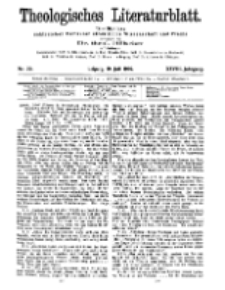 Theologisches Literaturblatt, 19. Juli 1907, Nr 29.