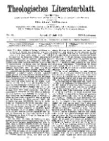 Theologisches Literaturblatt, 26. Juli 1907, Nr 30.