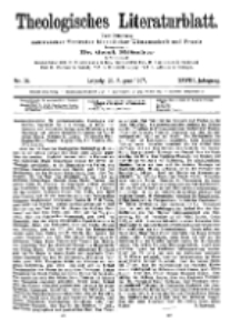 Theologisches Literaturblatt, 23. August 1907, Nr 34.