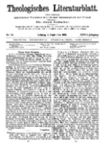 Theologisches Literaturblatt, 6. September 1907, Nr 36.