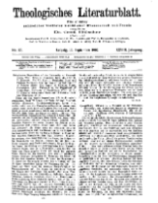 Theologisches Literaturblatt, 13. September 1907, Nr 37.
