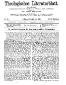Theologisches Literaturblatt, 20. September 1907, Nr 38.