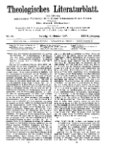 Theologisches Literaturblatt, 18. Oktober 1907, Nr 42.
