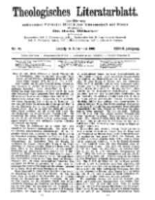 Theologisches Literaturblatt, 8. November 1907, Nr 45.