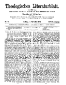 Theologisches Literaturblatt, 15. November 1907, Nr 46.