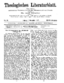 Theologisches Literaturblatt, 6. Dezember 1907, Nr 49.