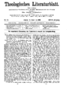 Theologisches Literaturblatt, 27. Dezember 1907, Nr 52.