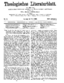Theologisches Literaturblatt, 13. März 1908, Nr 11.