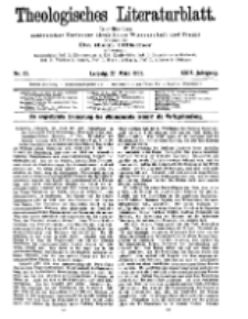 Theologisches Literaturblatt, 27. März 1908, Nr 13.