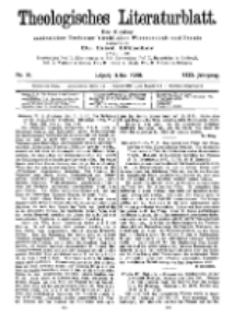 Theologisches Literaturblatt, 1. Mai 1908, Nr 18.