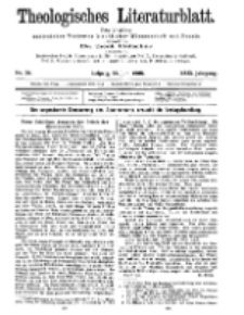 Theologisches Literaturblatt, 26. Juni 1908, Nr 26.