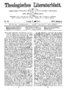 Theologisches Literaturblatt, 17. Juli 1908, Nr 29.
