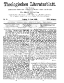 Theologisches Literaturblatt, 21. August 1908, Nr 34.