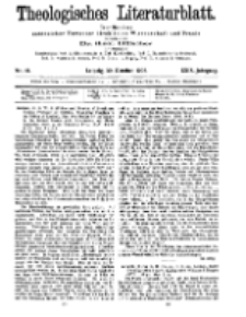 Theologisches Literaturblatt, 30. Oktober 1908, Nr 44.