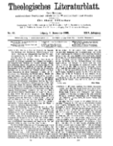 Theologisches Literaturblatt, 4. Dezember 1908, Nr 49.
