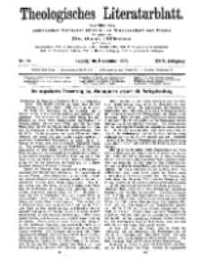 Theologisches Literaturblatt, 18. Dezember 1908, Nr 51.