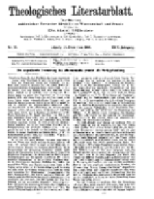 Theologisches Literaturblatt, 25. Dezember 1908, Nr 52.