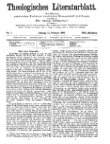 Theologisches Literaturblatt, 12. Februar 1909, Nr 7.