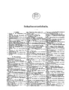 Theologisches Literaturblatt, 1910 (Inhaltsverzeichniß)