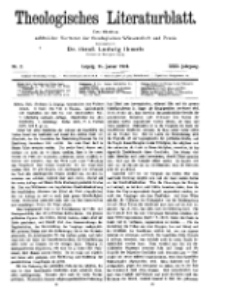 Theologisches Literaturblatt, 21. Januar 1910, Nr 2.