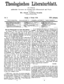 Theologisches Literaturblatt, 4. Februar 1910, Nr 3.