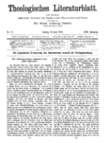 Theologisches Literaturblatt, 10. Juni 1910, Nr 12.