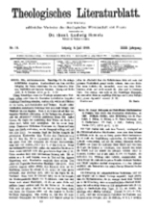 Theologisches Literaturblatt, 8. Juli 1910, Nr 14.