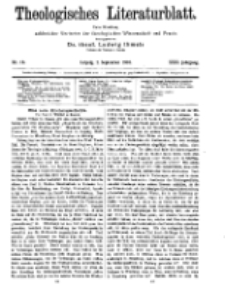 Theologisches Literaturblatt, 2. September 1910, Nr 18.