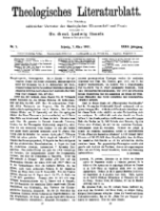 Theologisches Literaturblatt, 3. März 1911, Nr 5.