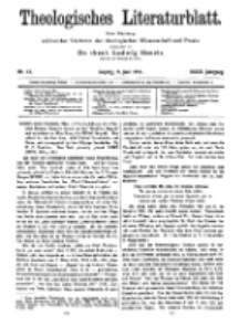 Theologisches Literaturblatt, 9. Juni 1911, Nr 12.