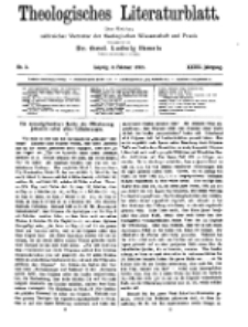Theologisches Literaturblatt, 2. Februar 1912, Nr 3.