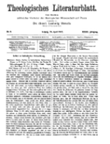 Theologisches Literaturblatt, 26. April 1912, Nr 9.