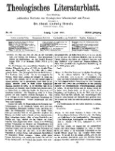 Theologisches Literaturblatt, 7. Juni 1912, Nr 12.