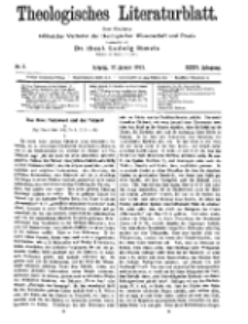 Theologisches Literaturblatt, 17. Januar 1913, Nr 2.