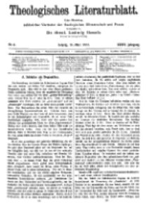 Theologisches Literaturblatt, 14. März 1913, Nr 6.