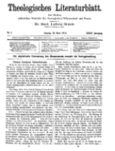 Theologisches Literaturblatt, 28. März 1913, Nr 7.