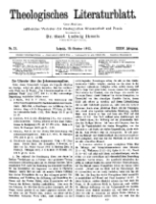 Theologisches Literaturblatt, 10. Oktober 1913, Nr 21.