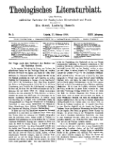 Theologisches Literaturblatt, 27. Februar 1914, Nr 5.