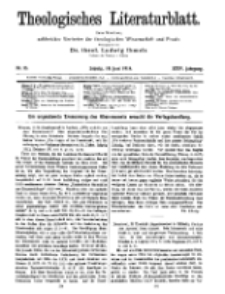 Theologisches Literaturblatt, 19. Juni 1914, Nr 13.